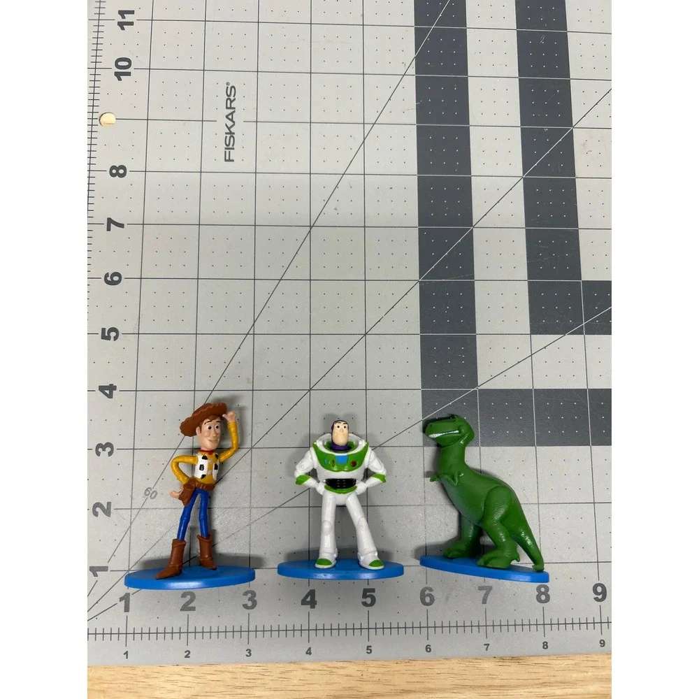 Disney Toy Story Figures Woody Buzz Rex Miniature Cake Toppers Toys - Picture 3 of 4